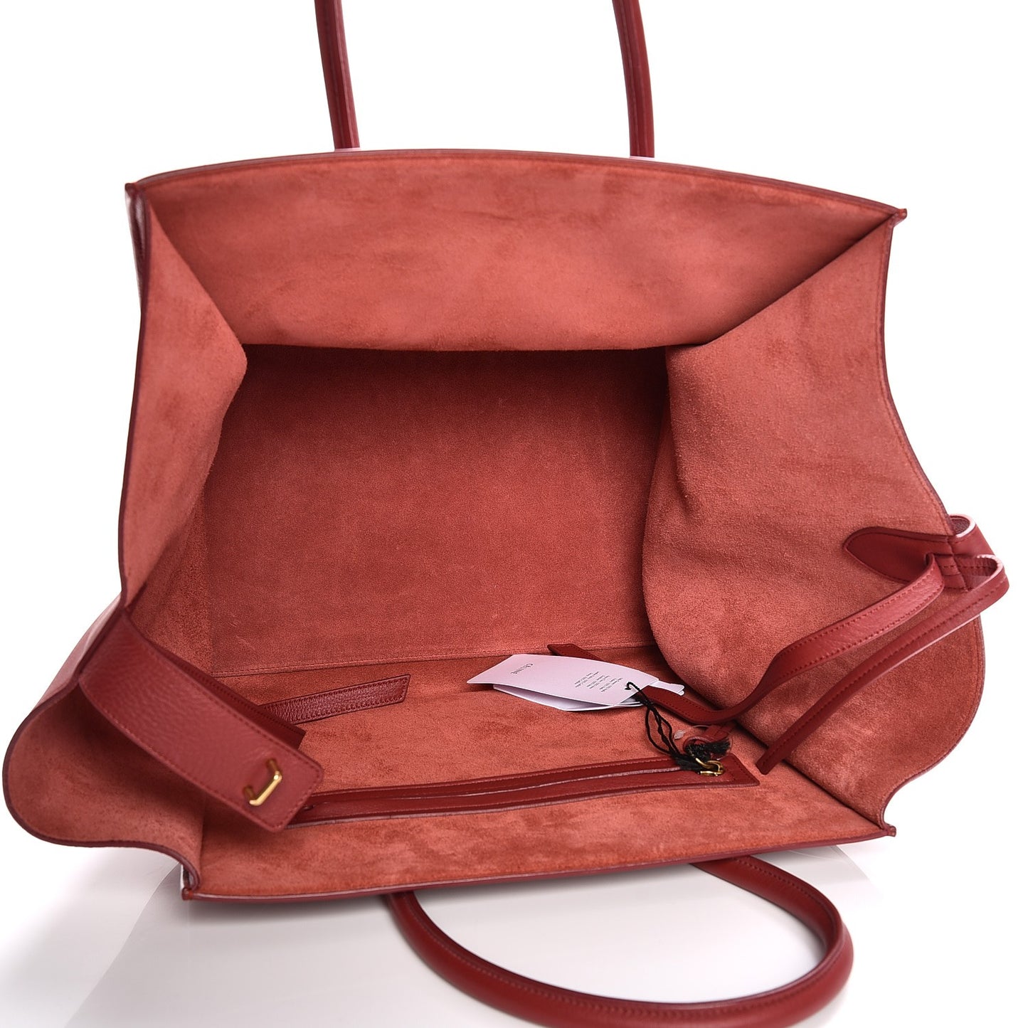 Supple Calfskin Medium Phantom Luggage Red