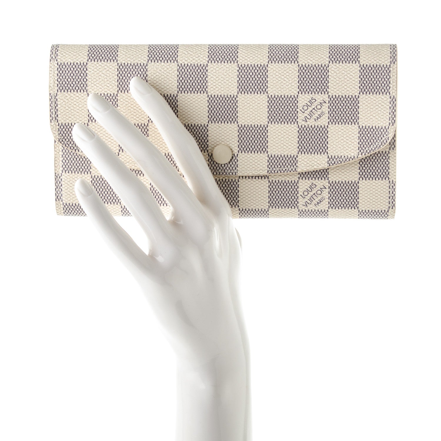 Louis Vuitton Damier Azur Emilie Wallet 2 of 7