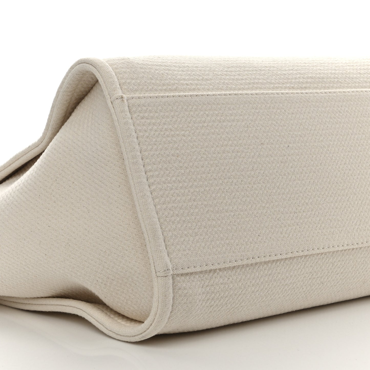 Mixed Fibers Medium Deauville Tote White