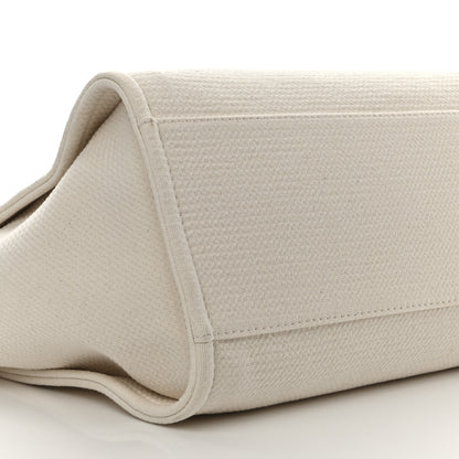 Chanel Mixed Fibers Medium Deauville Tote White 10 of 12