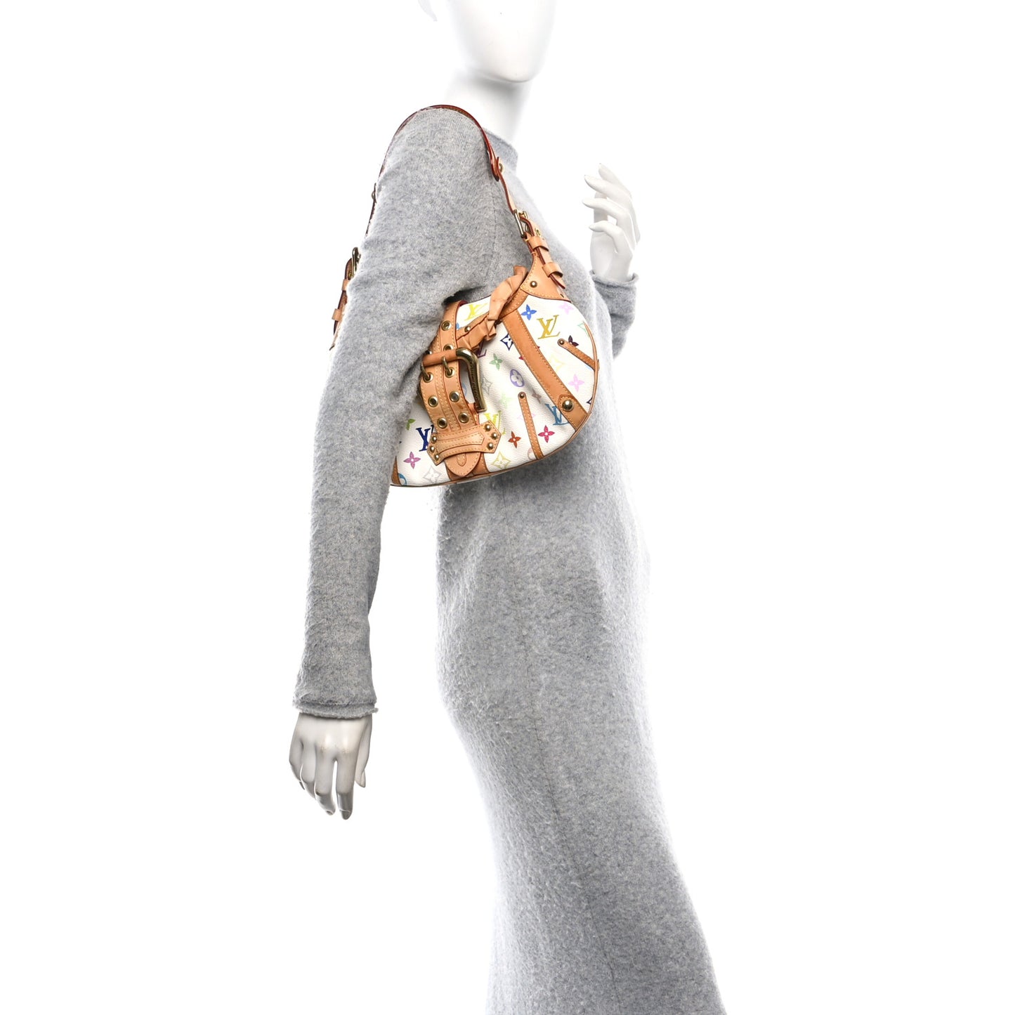 Monogram Multicolor Leonor White