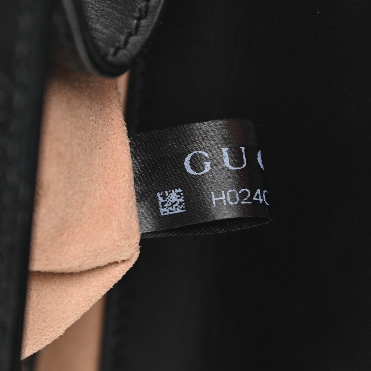 Guccissima Small Padlock Shoulder Bag Black