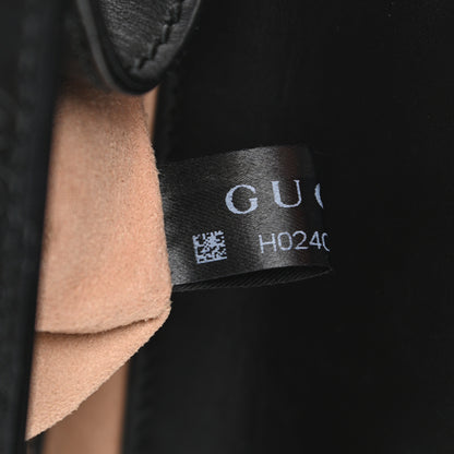 Gucci Guccissima Small Padlock Shoulder Bag Black 8 of 12
