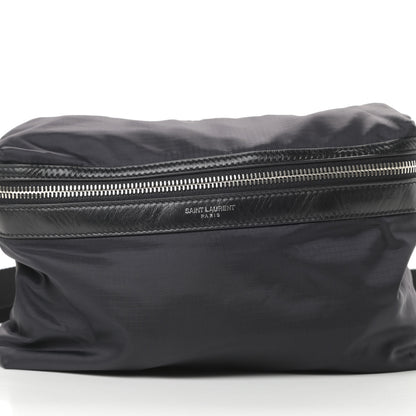 Saint Laurent Nylon City Fold Up Backpack Belt Bag Black 15 of 16