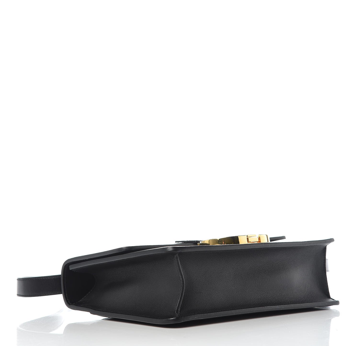 Smooth Calfskin 30 Montaigne Flap Bag Black