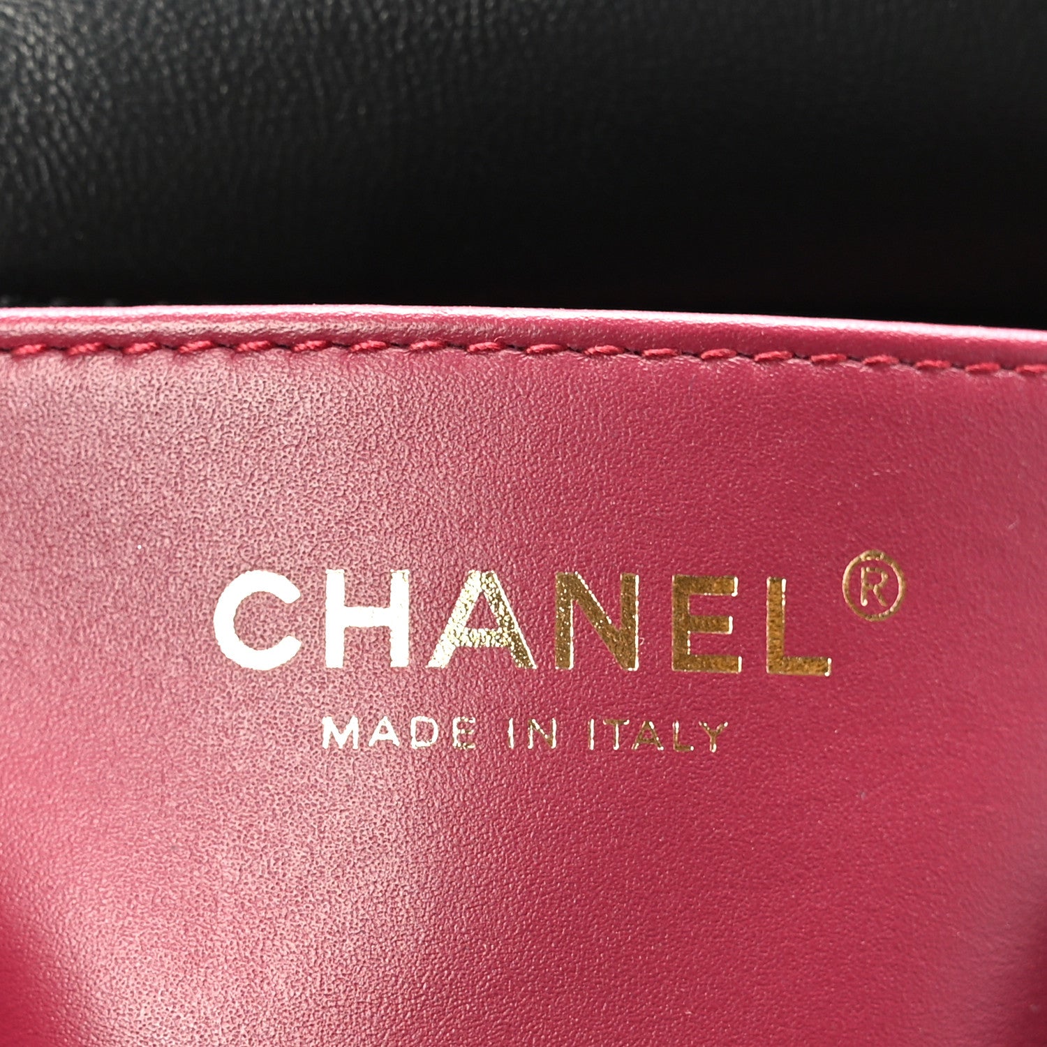 Chanel Lambskin Quilted Mini Flap Black 6 of 9