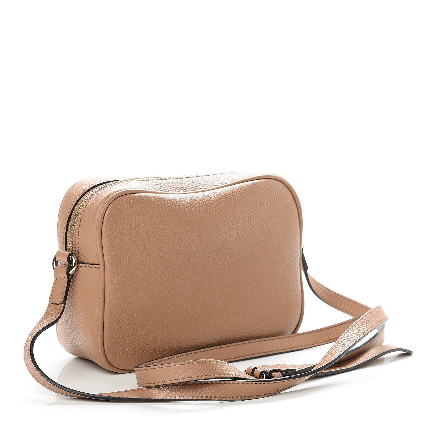 Gucci Pebbled Calfskin Small Soho Disco Bag Rose Beige 3 of 10