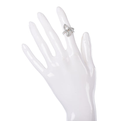 Harry Winston Platinum Diamond Lily Cluster Ring 47 4.25 2 of 6