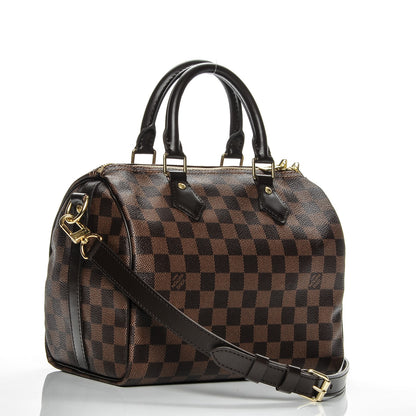 Louis Vuitton Damier Ebene Speedy Bandouliere 25 3 of 7