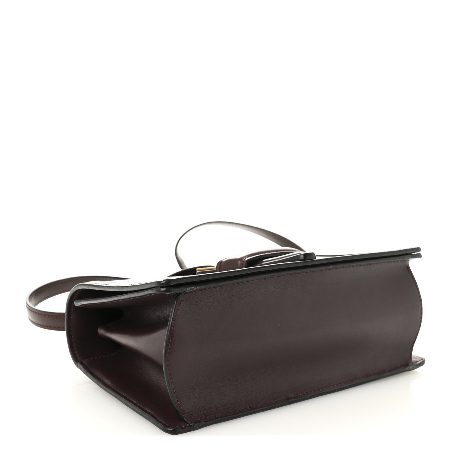 Calfskin Medium Barcelona Shoulder Bag Dark Red