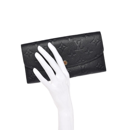 Louis Vuitton Empreinte Emilie Wallet Black Dune 2 of 8