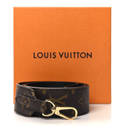 Louis Vuitton Monogram Bandouliere Shoulder Strap Black 5 of 5