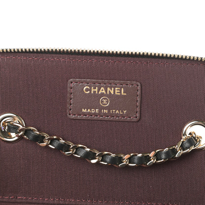 Chanel Lambskin Quilted Small Vanity Case With Chain Black 6 of 11