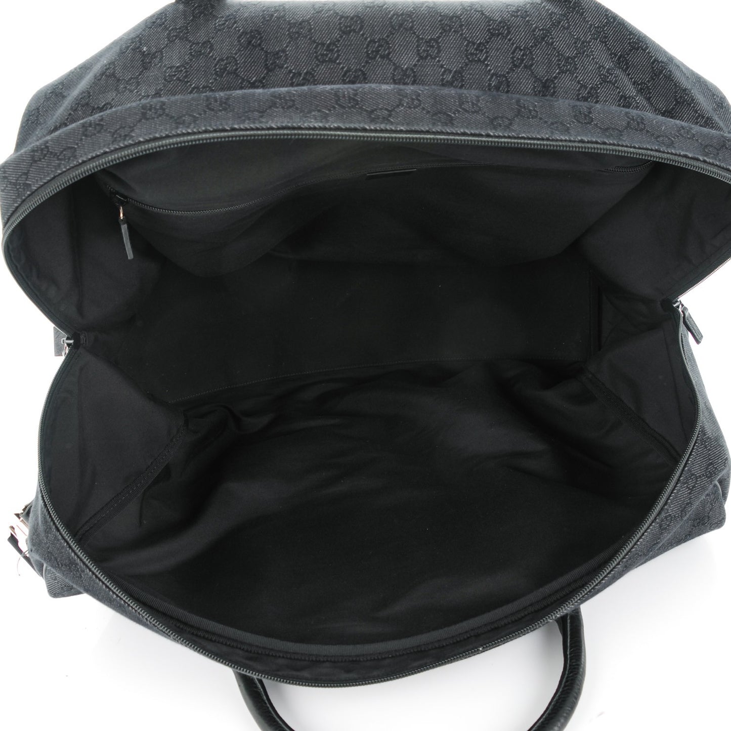 Denim Monogram Large Duffle Black