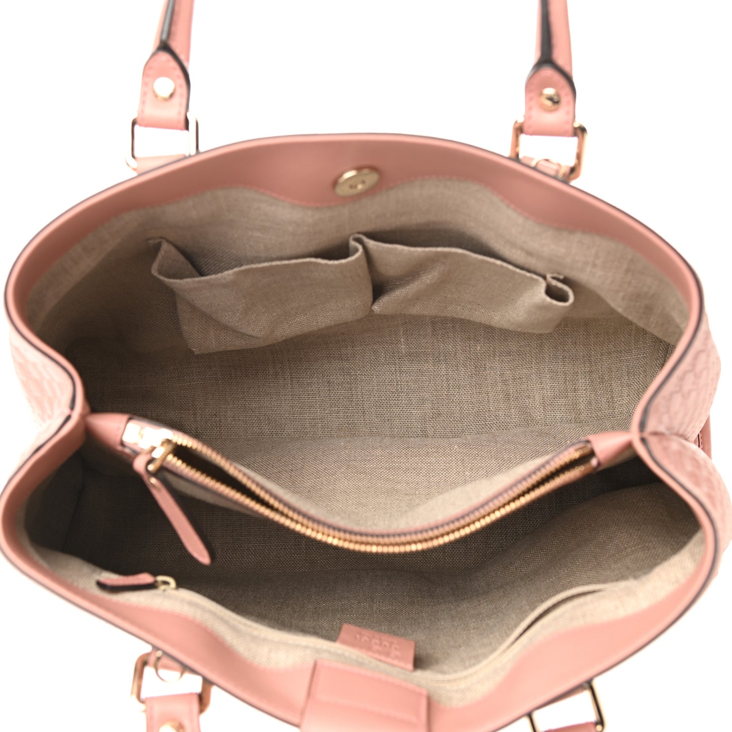 Soft Microguccissima Medium Tote Soft Pink
