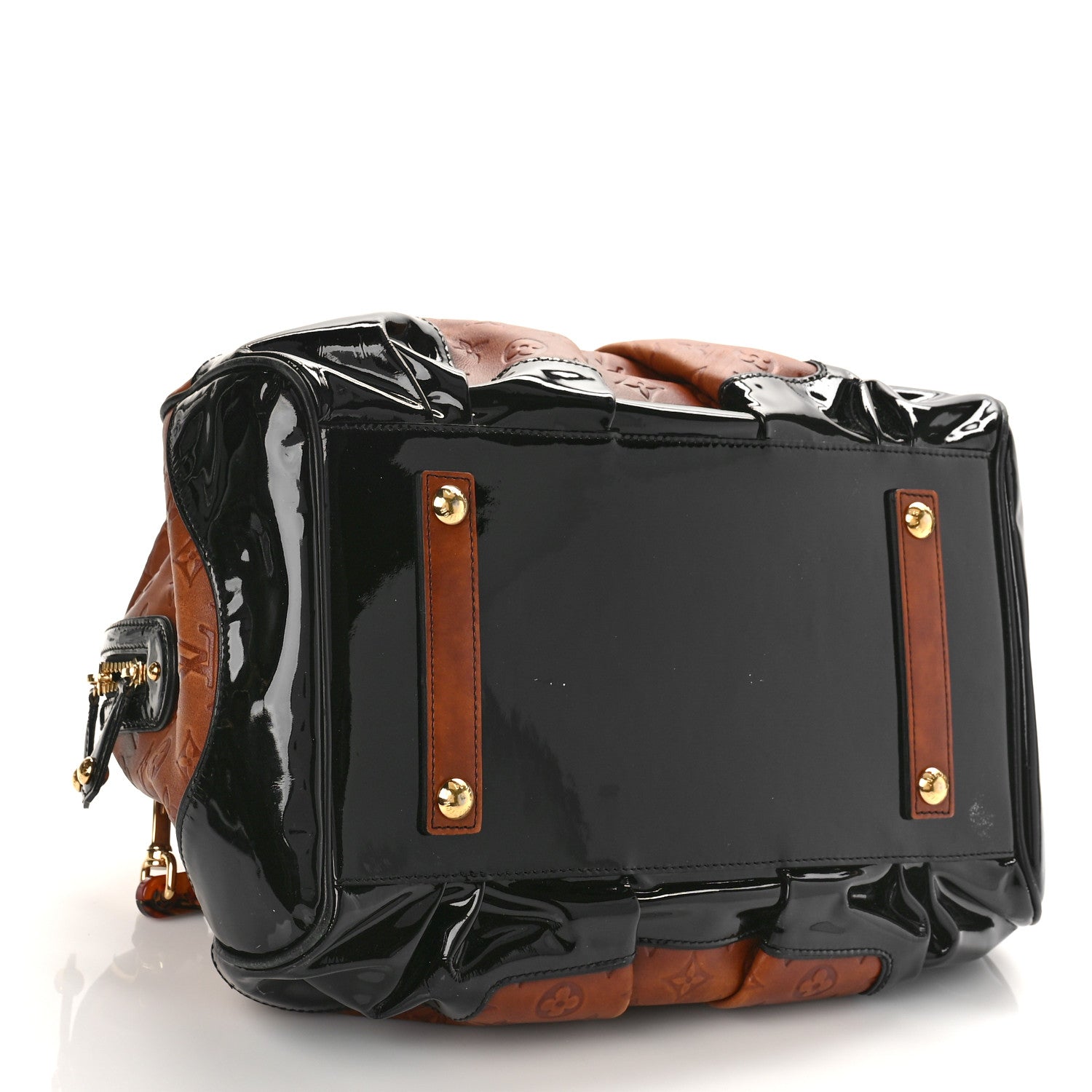 Louis Vuitton Cuir Embossed Monogram Stephen Bag Fauve 4 of 9