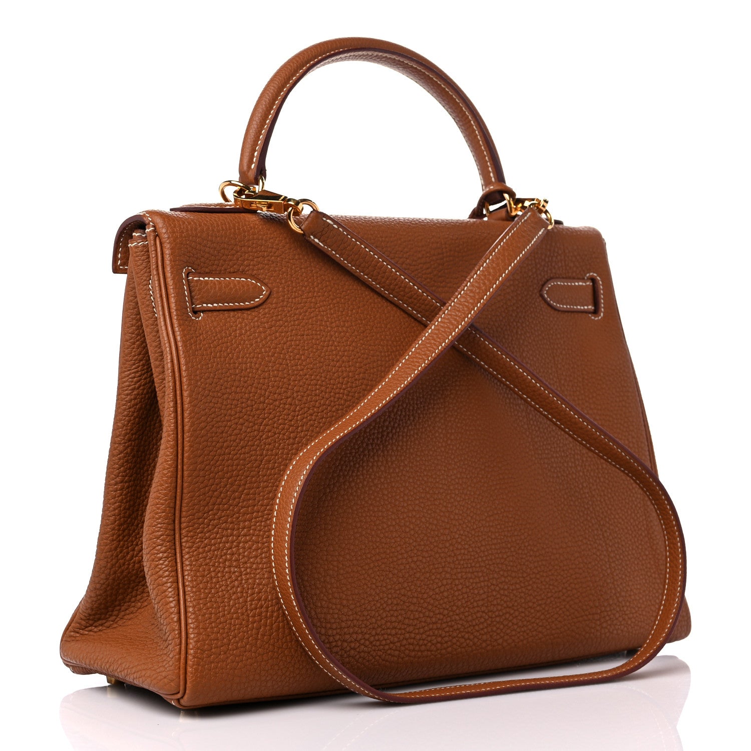 Hermes Togo Kelly Retourne 32 Gold 3 of 13