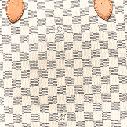 Louis Vuitton Damier Azur Neo Neverfull MM Rose Ballerine 10 of 13