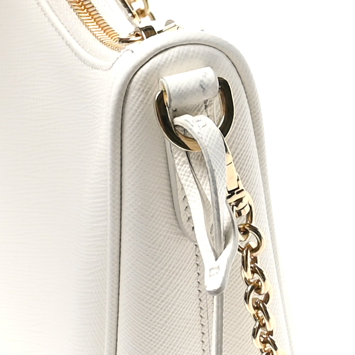 Prada Saffiano Re-Edition 2005 Shoulder Bag White 14 of 14