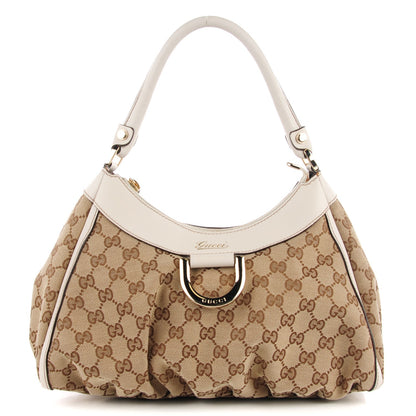 Gucci Monogram Medium D Gold Ring Hobo 1 of 7