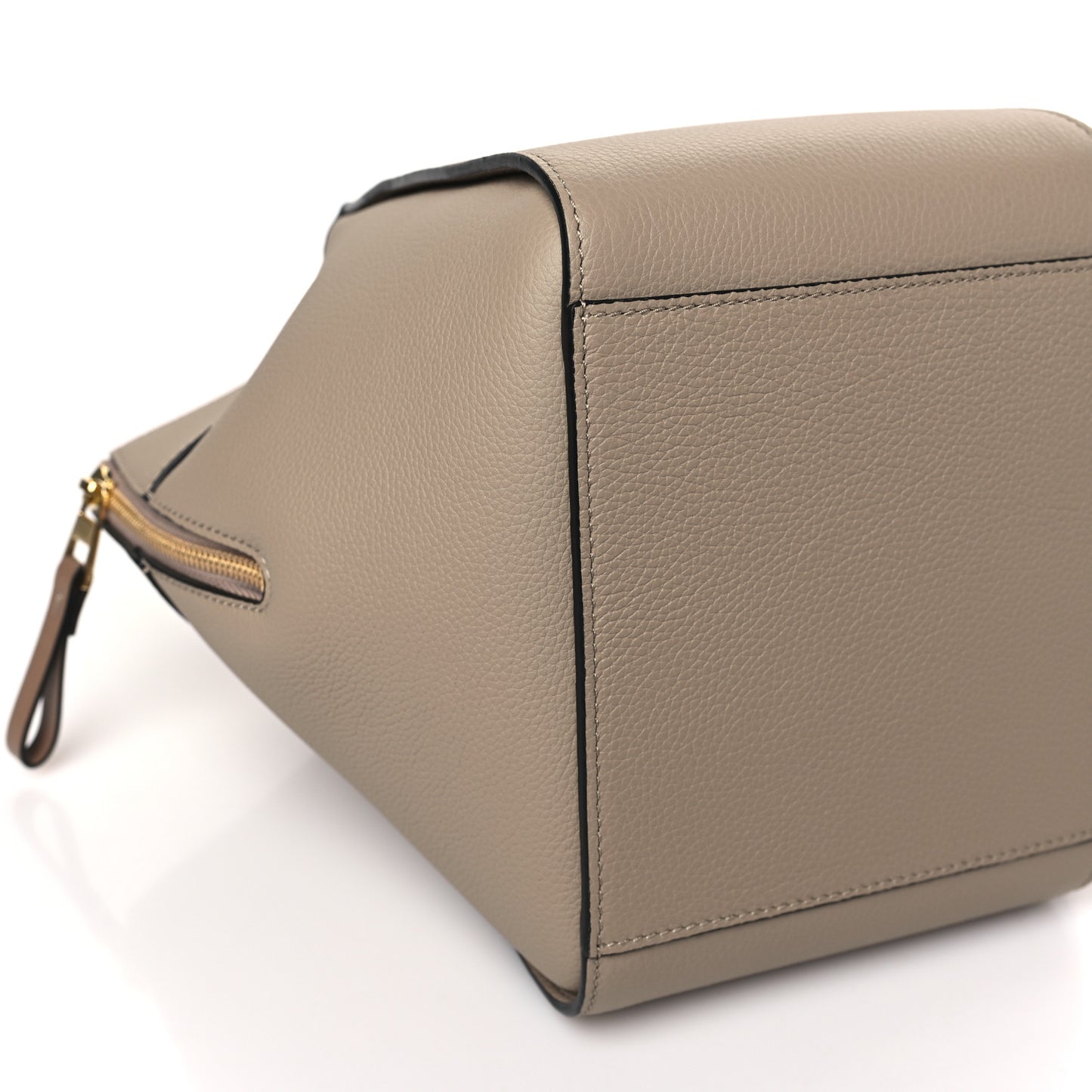 Soft Grained Calfskin Compact Hammock Shoulder Bag Sand
