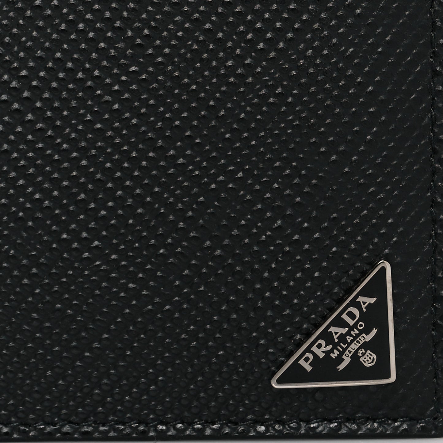 Saffiano Bi-Fold Wallet Black