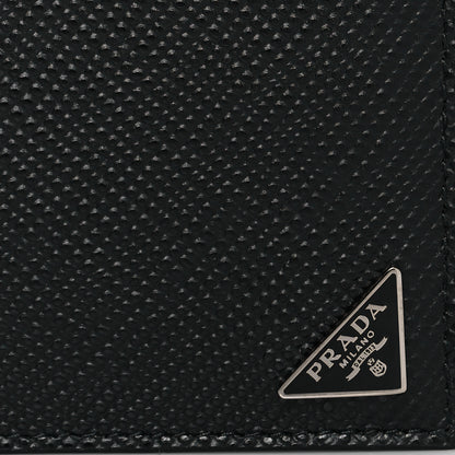 Prada Saffiano Bi-Fold Wallet Black 7 of 8
