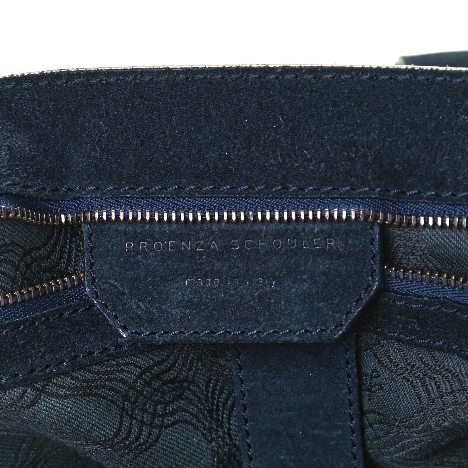 Proenza Schouler Suede Medium PS1 Satchel Navy 6 of 11