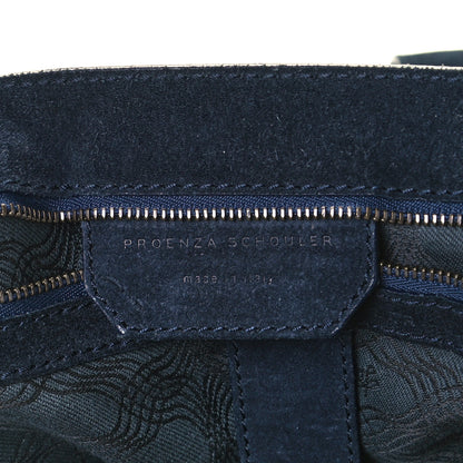 Proenza Schouler Suede Medium PS1 Satchel Navy 6 of 11