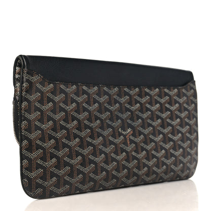 Goyard Goyardine Sainte Marie Soft Clutch Black 5 of 13