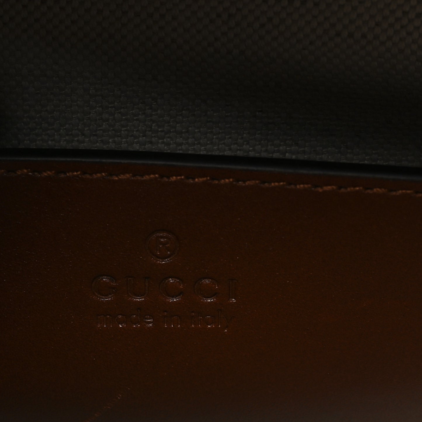 Charisma Calfskin Gucci Embossed Small Diana Tote Bag Peanut Brown