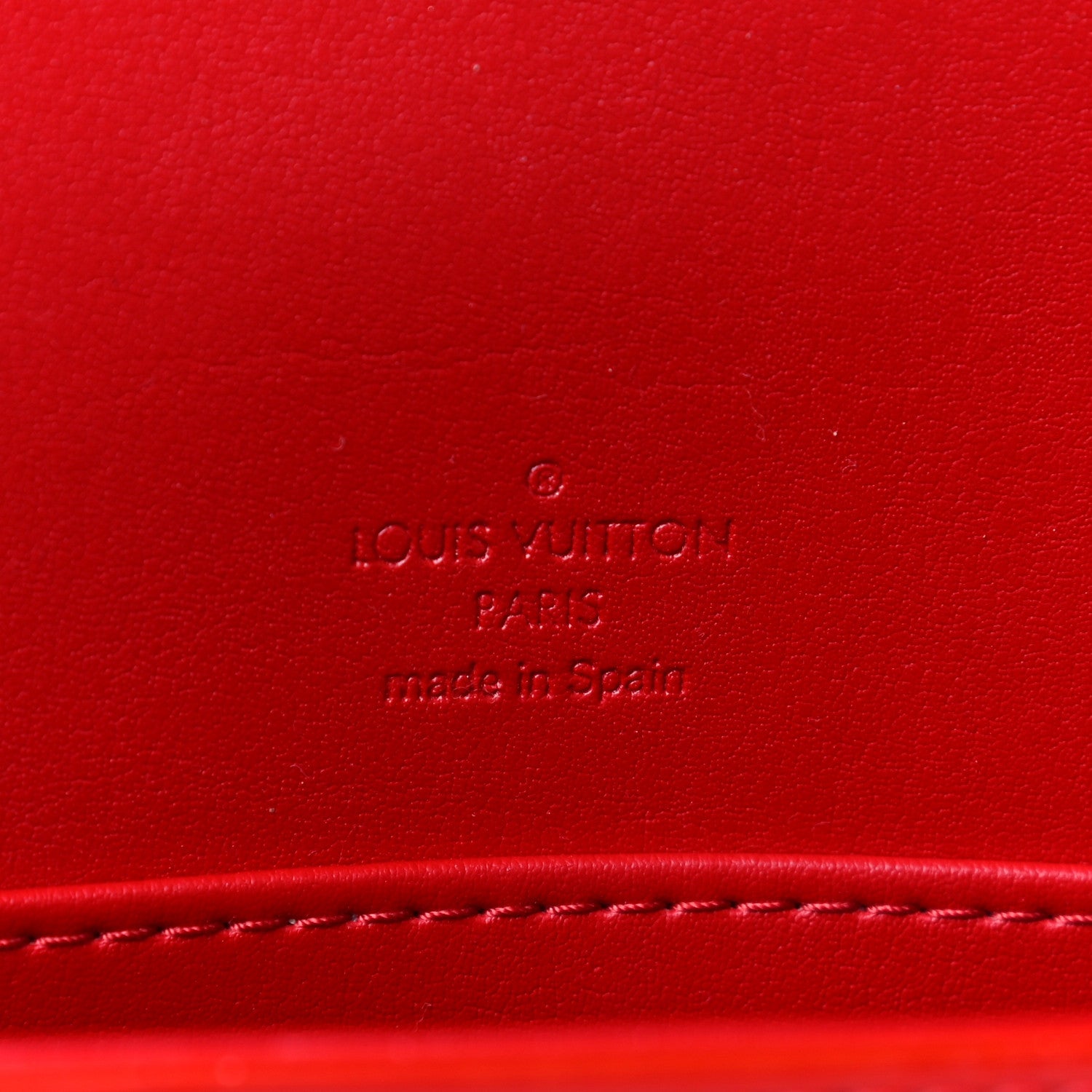 Louis Vuitton Vernis Thompson Street Rouge 6 of 10