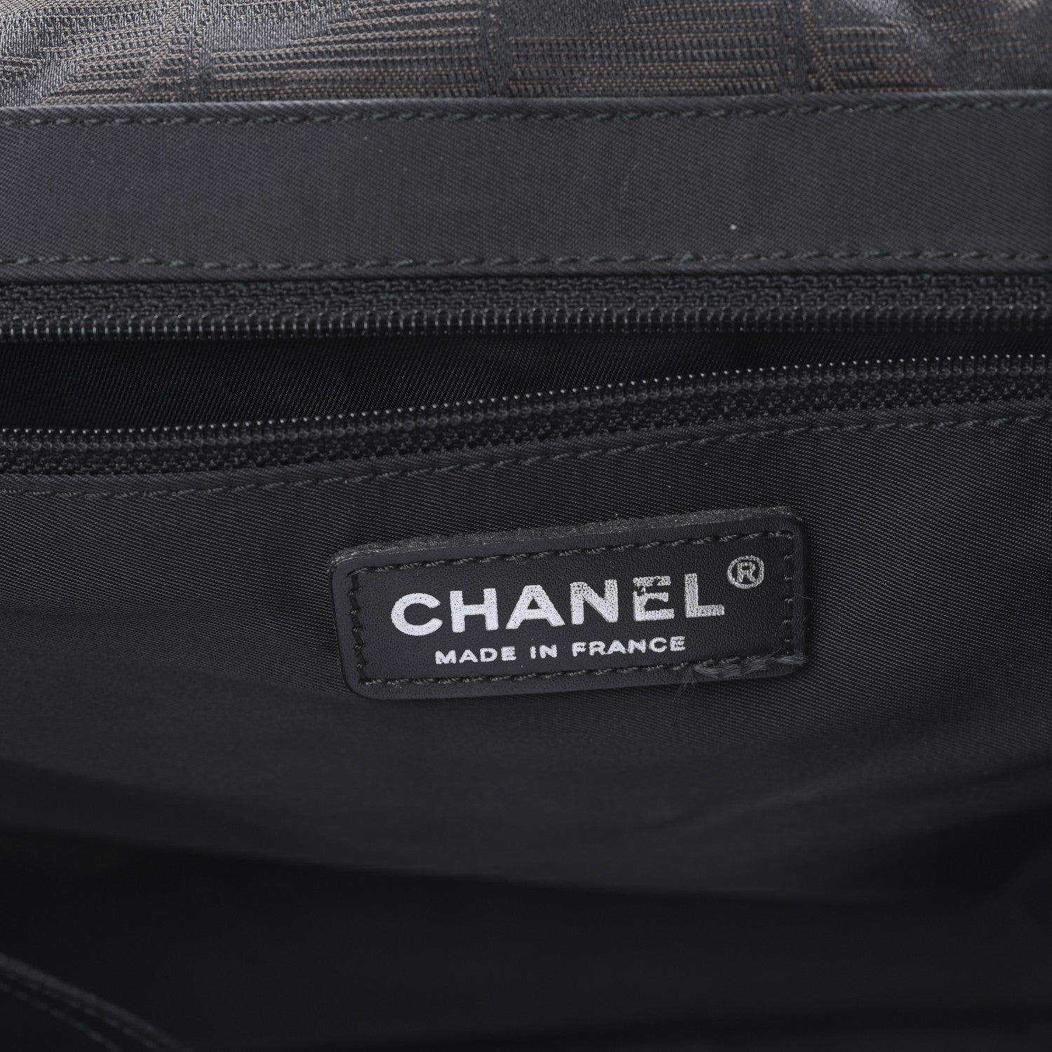 Chanel Nylon Large Travel Tote Brown 6 of 9