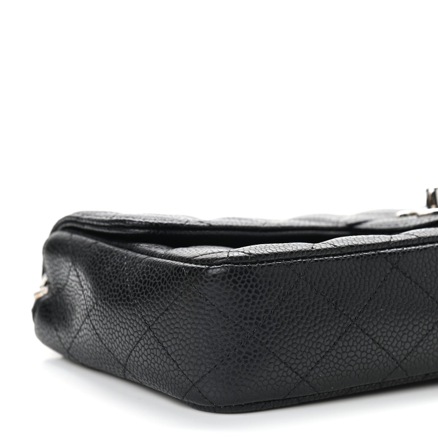 Caviar Quilted East West Flap Black