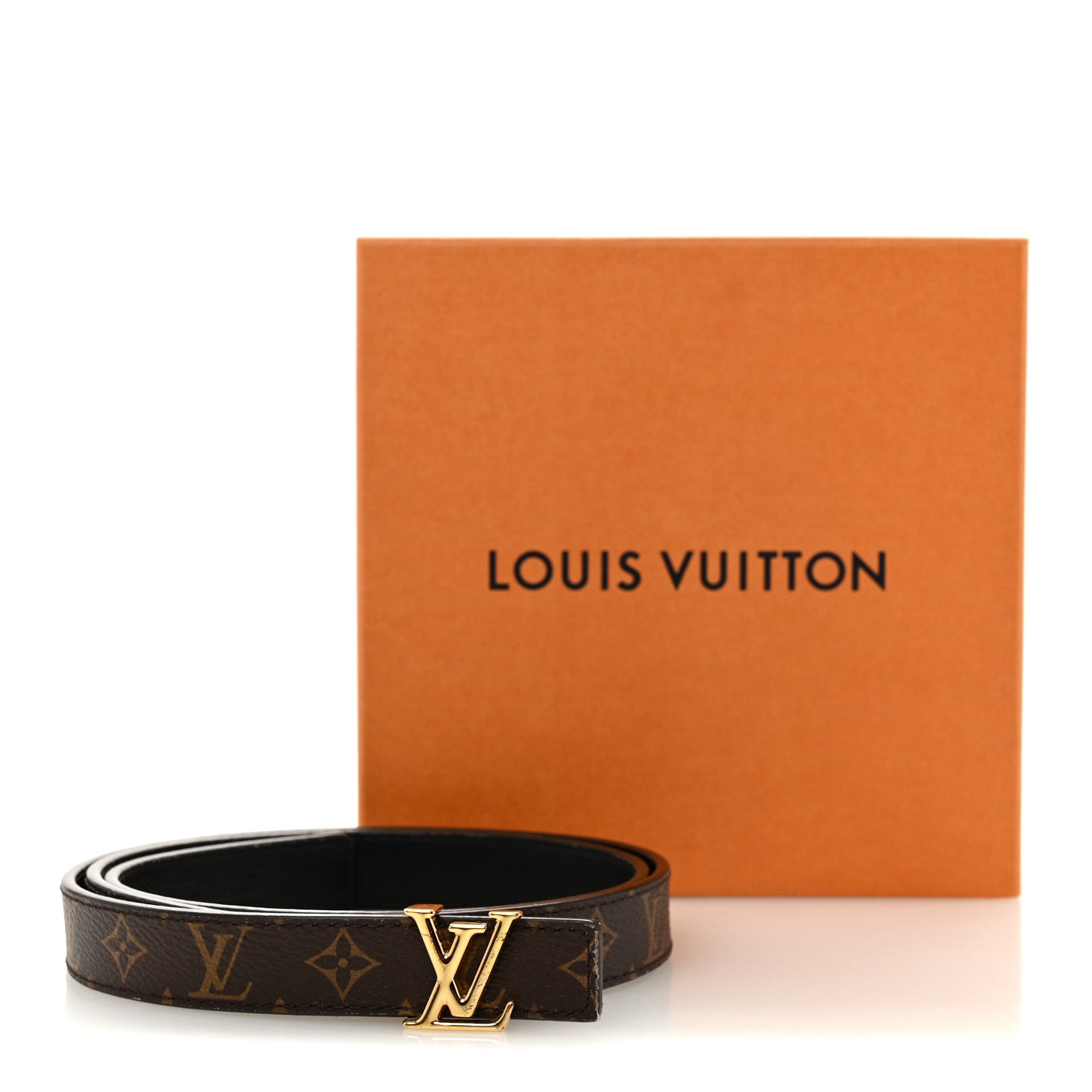 Louis Vuitton Calfskin Monogram 20mm LV Iconic Reversible Belt 85 34 Black 6 of 6