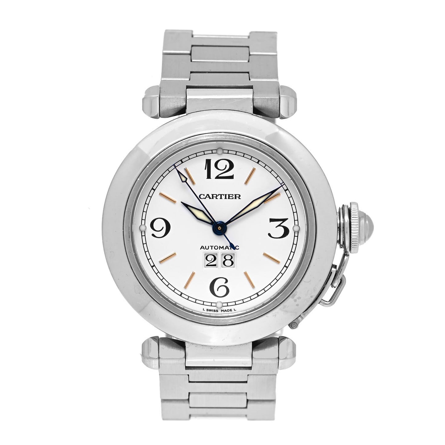 Stainless Steel 35mm Pasha C Big Date Automatic Watch
