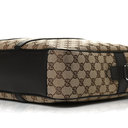 Gucci Monogram Briefcase Dark Brown 10 of 15