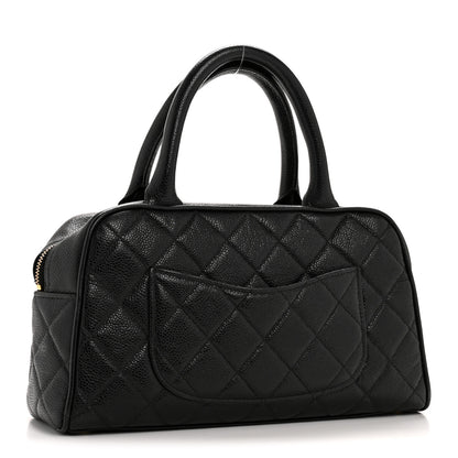Chanel Caviar Quilted Small Bowler Black 3 of 13