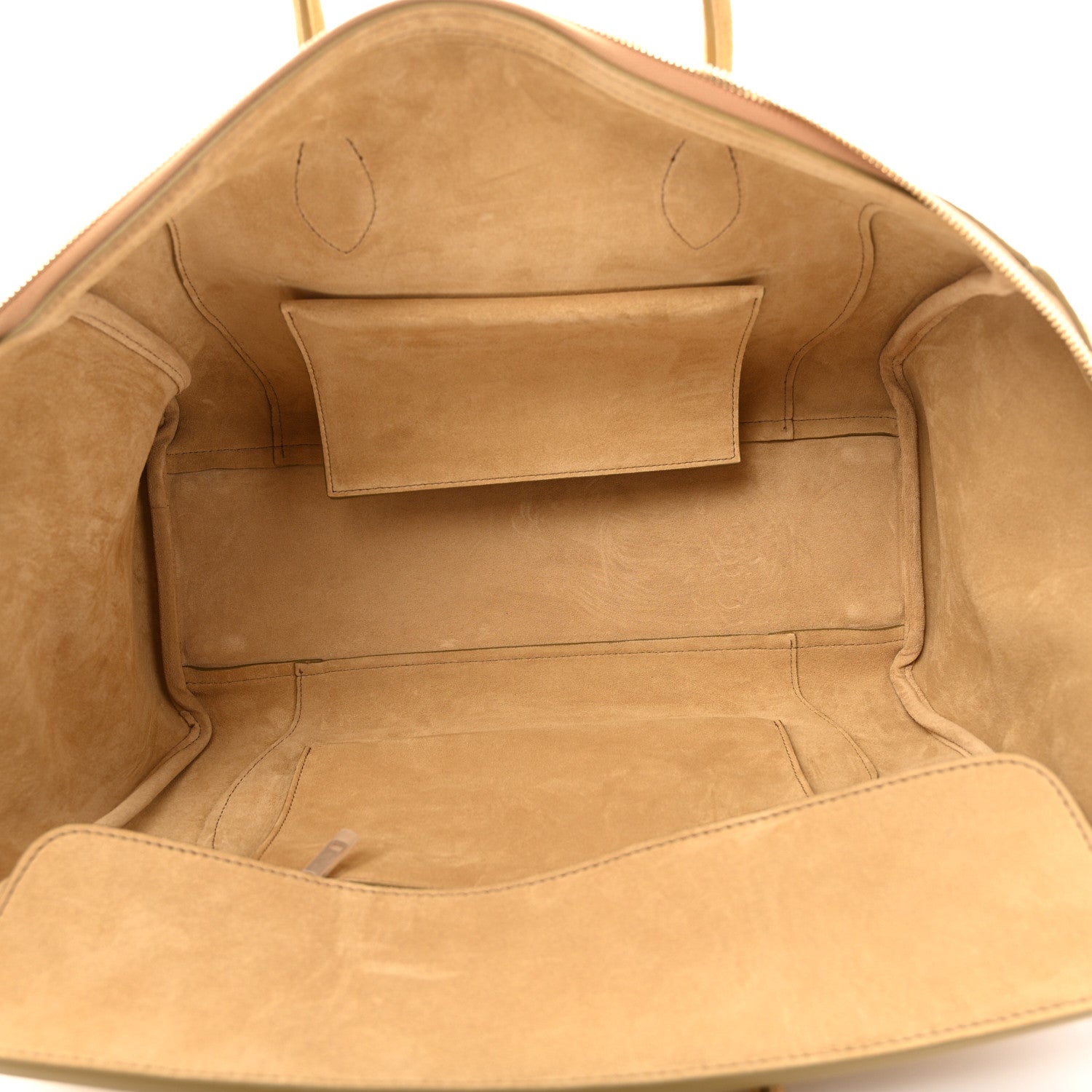 Celine Suede Calfskin Medium New Luggage Beige 5 of 12
