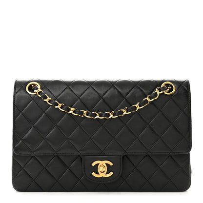 Chanel Lambskin Quilted Medium Double Flap Black 1 of 12