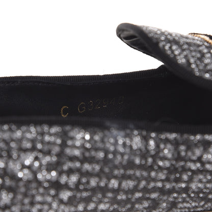 Chanel Fantasy Tweed CC Mocassin Loafers 41 Silver 10 of 11