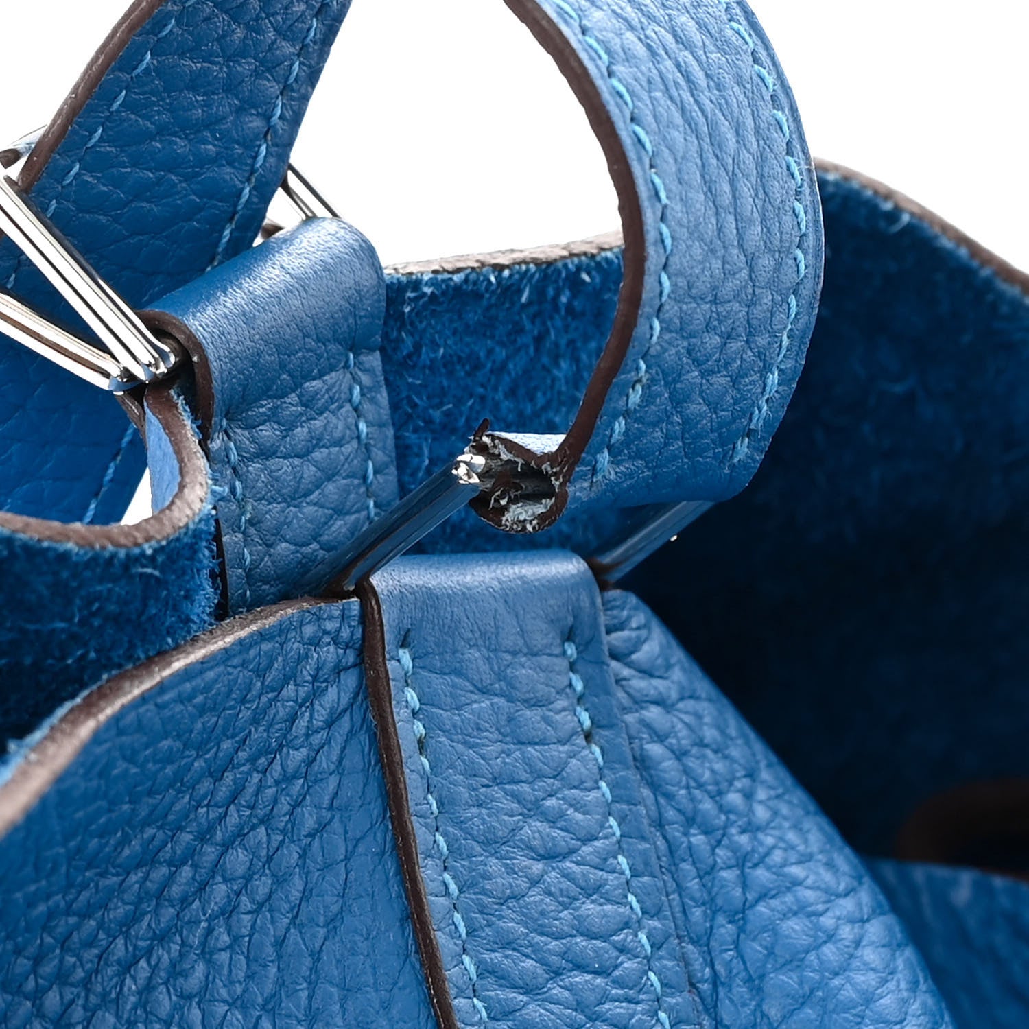 Hermes Taurillon Clemence Picotin Lock 26 MM Mykonos 13 of 13