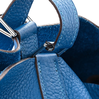 Hermes Taurillon Clemence Picotin Lock 26 MM Mykonos 13 of 13