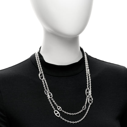 Hermes Sterling Silver Farandole Necklace 120 2 of 6