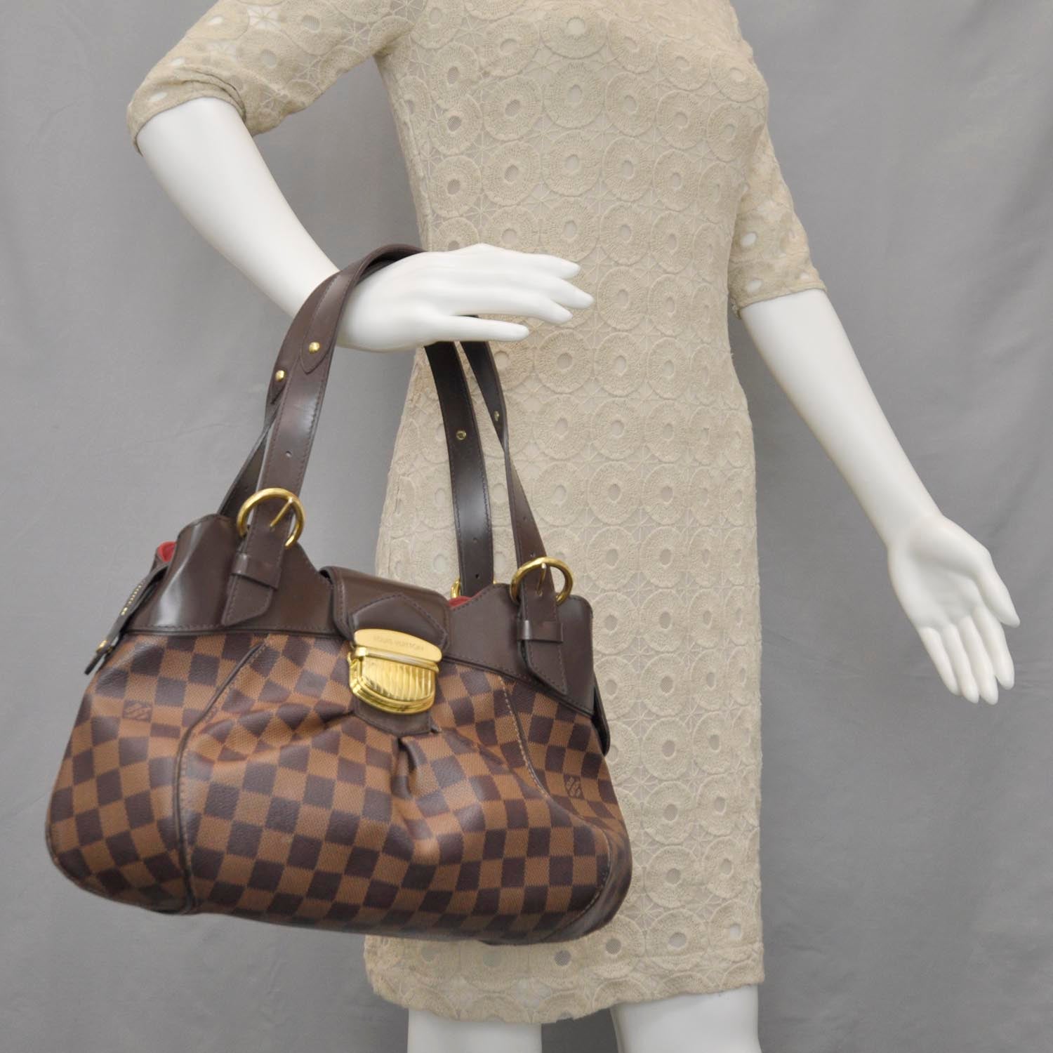 Louis Vuitton Damier Ebene Sistina PM 2 of 10