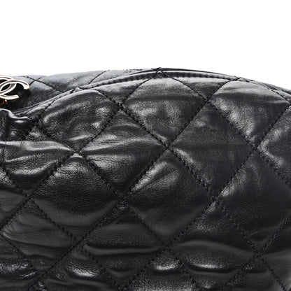 Chanel Lambskin Quilted Cloudy Bundle Hobo Black 8 of 11