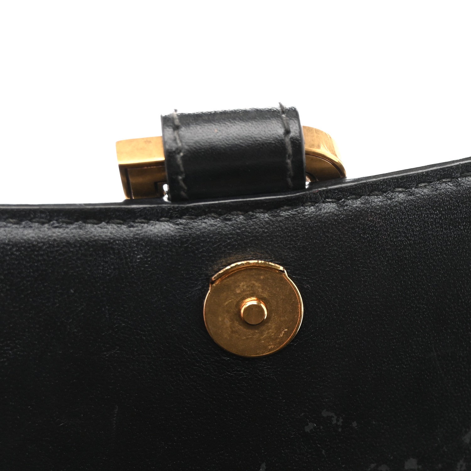 Balenciaga Shiny Box Calfskin Hourglass Top Handle Bag XS Black 11 of 17