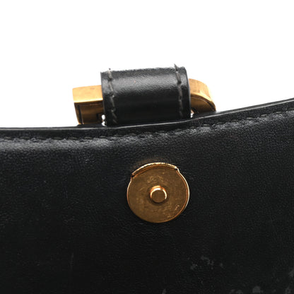 Balenciaga Shiny Box Calfskin Hourglass Top Handle Bag XS Black 11 of 17