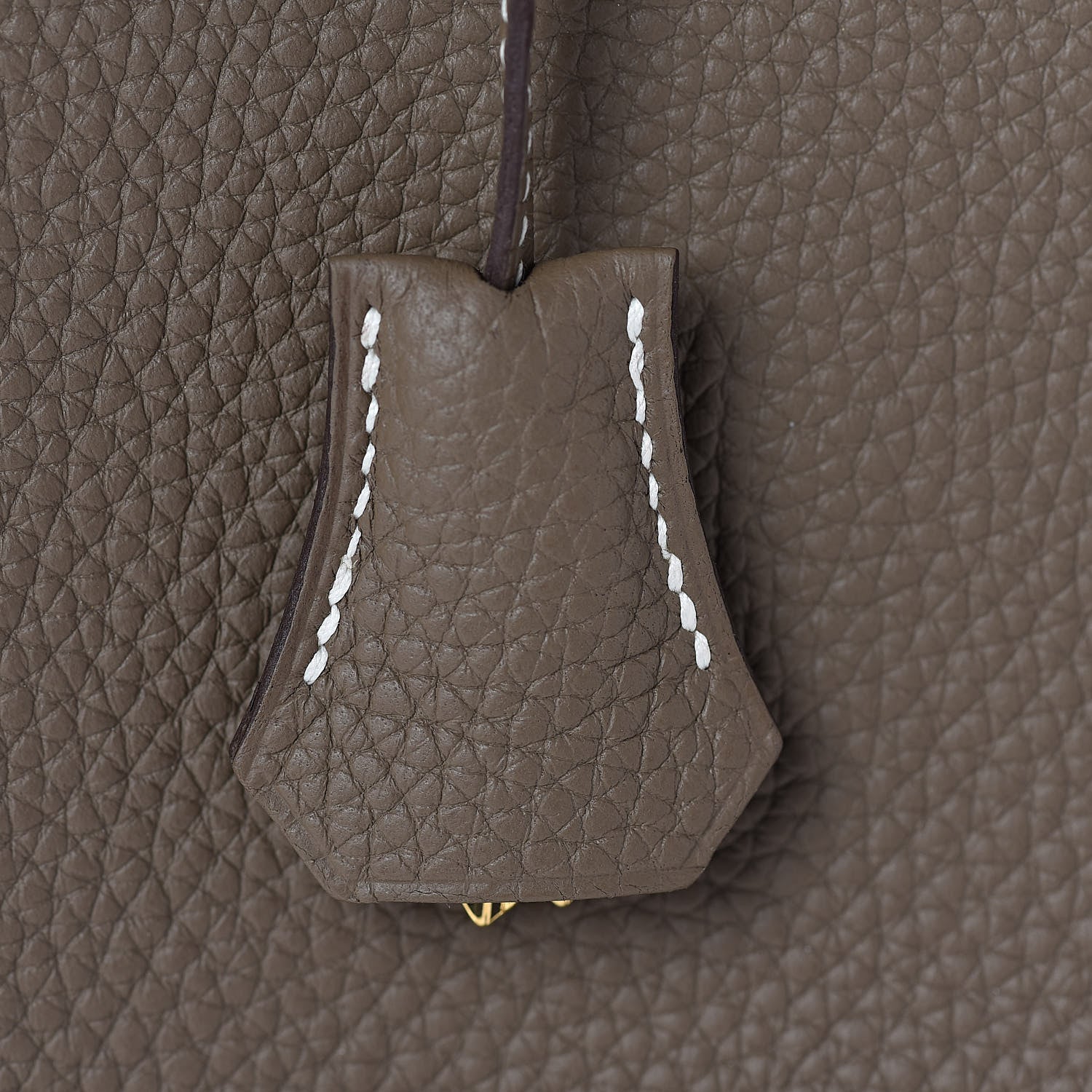 Hermes Taurillon Clemence Birkin 35 Etoupe 22 of 31