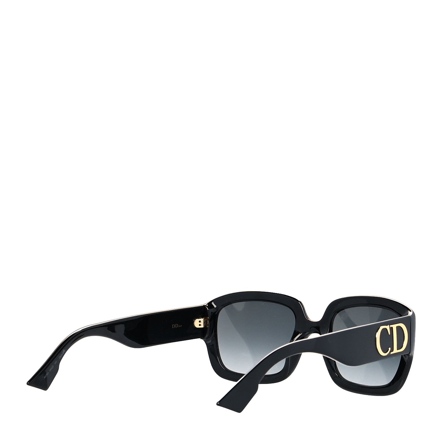 Christian Dior Acetate D Dior Square Sunglasses Black 4 of 9